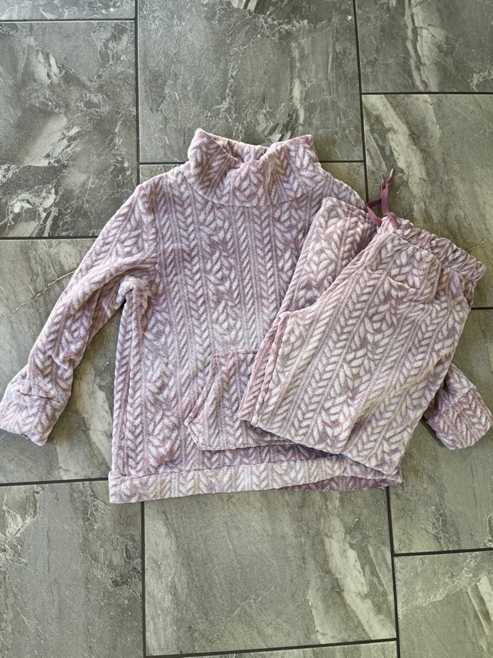 🤍 Koolaburra by Ugg 2 Piece Bundle Lounge Set Size Large Purple Pants Pullover
